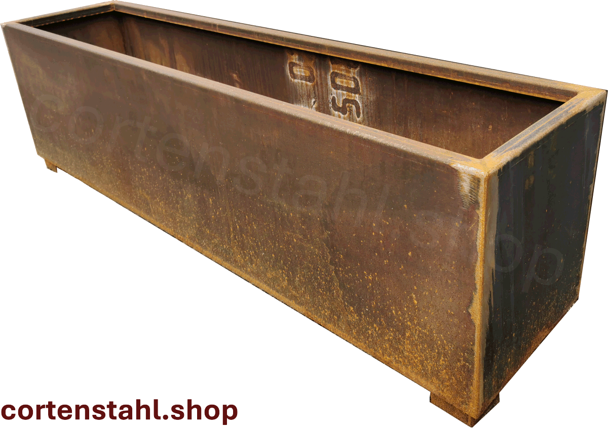 Pflanzbehälter mit Boden / mit Füßchen